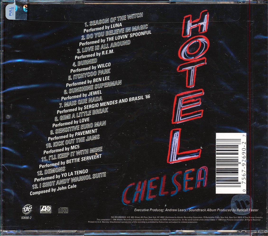Luna, R.E.M., Jewel, Etc. - I Shot Andy Warhol: Music From And Inspired By The Motion Picture