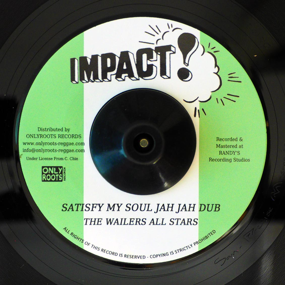Bob Marley - Satisfy My Soul Jah Jah  /  Dub