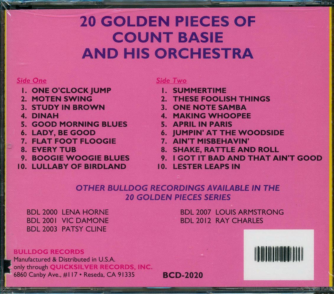 Count Basie - 20 Golden Pieces Of Count Basie