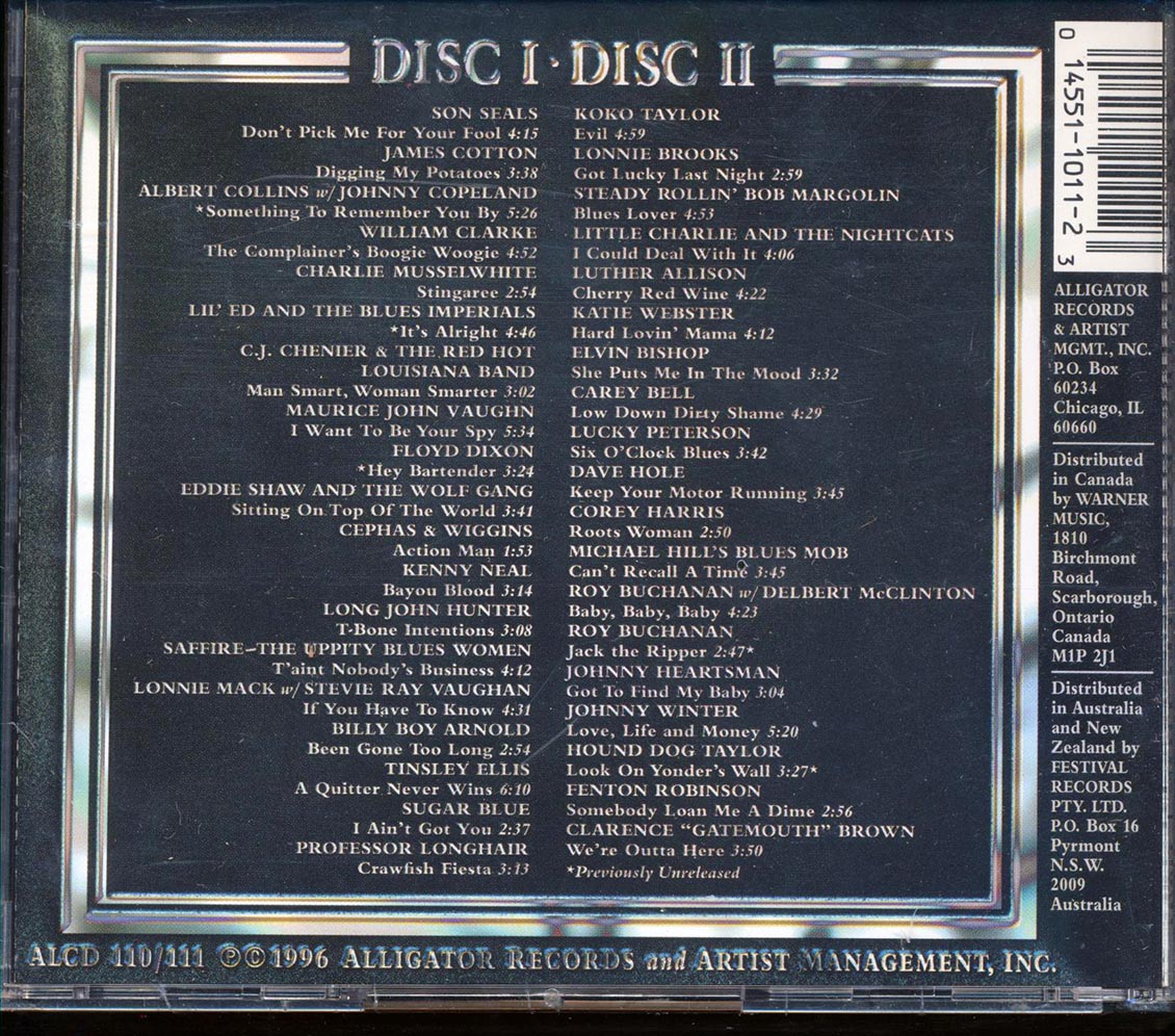 James Cotton, Son Seals, William Clarke, Etc. - The Alligator Records: 25th Anniversary Collection