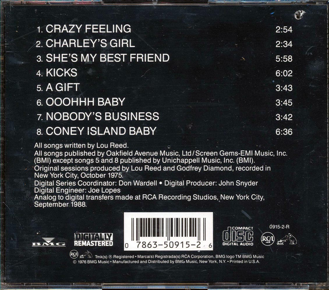 Lou Reed - Coney Island Baby