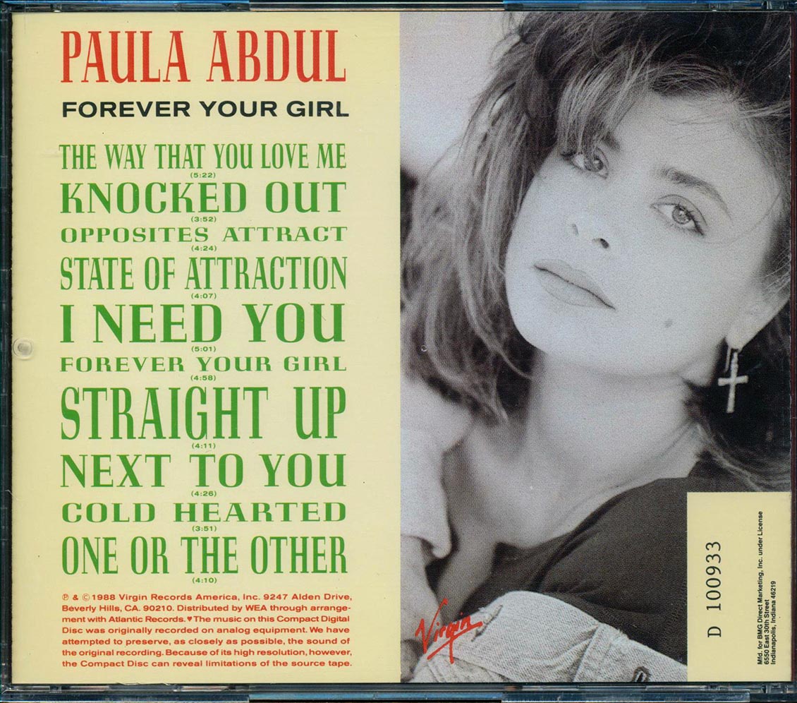 Paula Abdul - Forever Your Girl