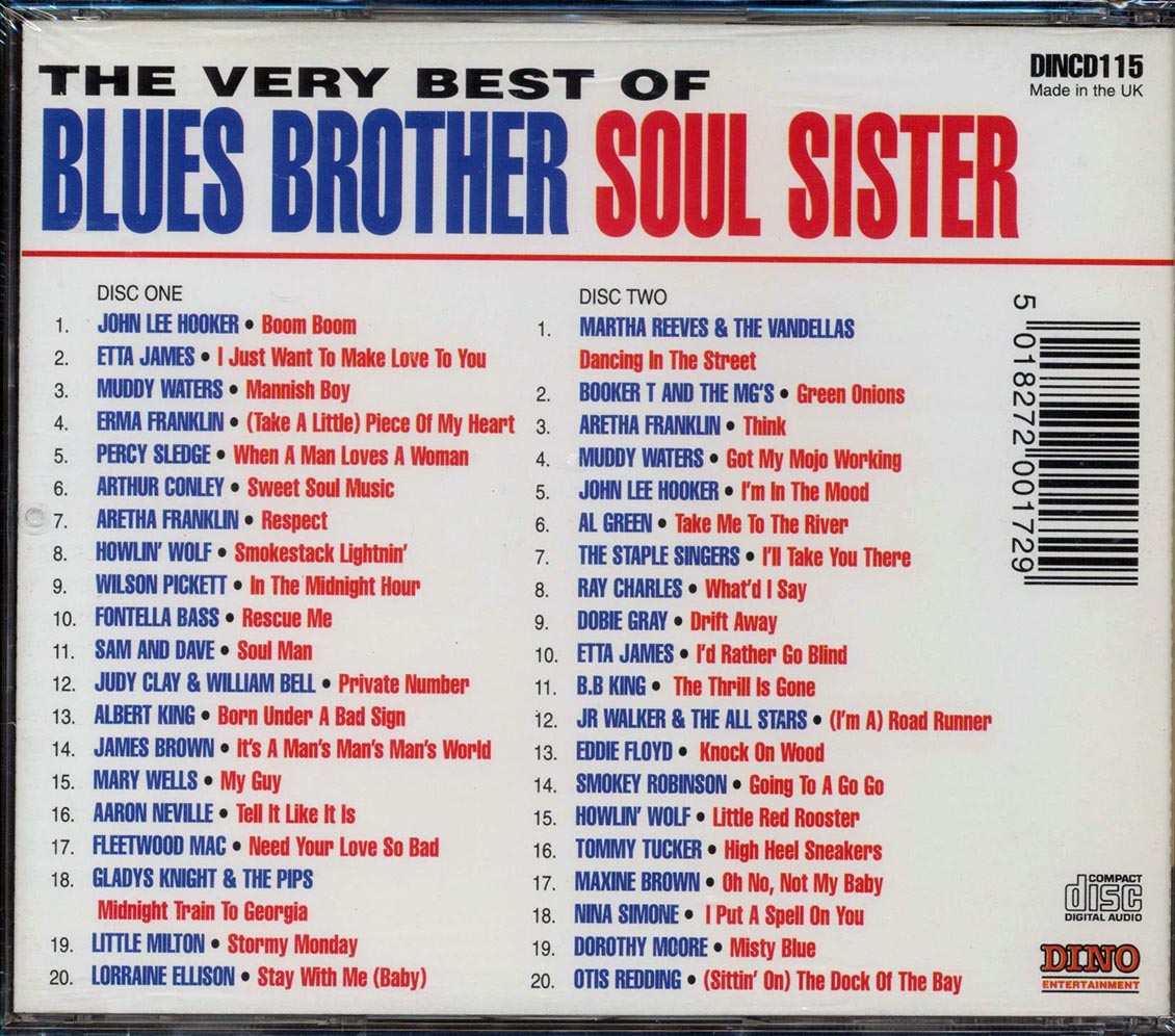 Nina Simone, Aretha Franklin, Fleetwood Mac, Etc.  - The Very Best Of Blues Brother Soul Sister