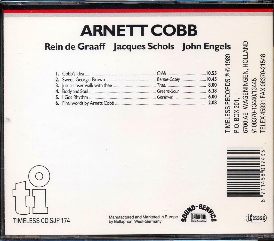 Arnett Cobb - Live