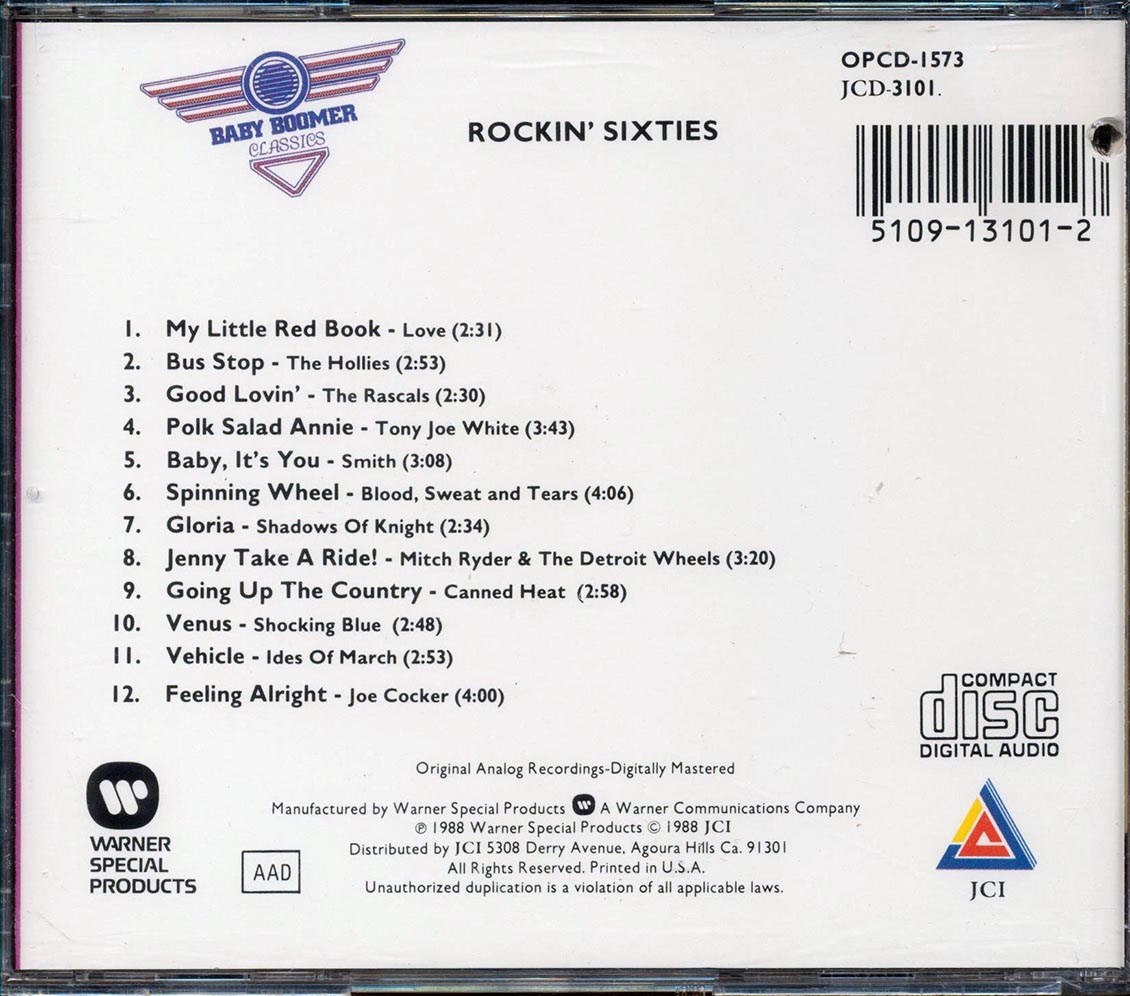 Blood, Sweat And Tears, Ides Of March, Smith, Etc. - Rockin' Sixties