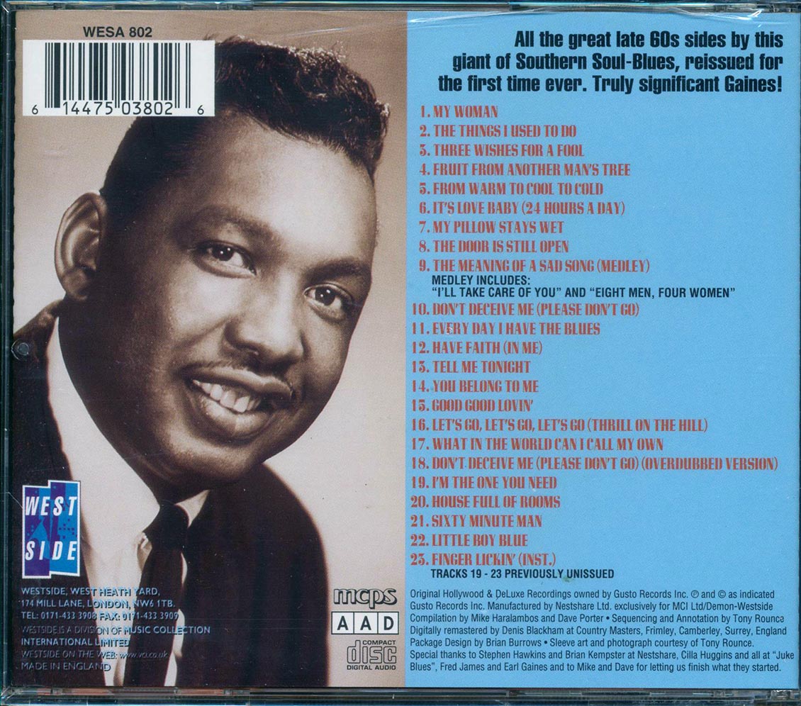 Earl Gaines - Lovin' Blues: The Starday King Years 1967 To 1973