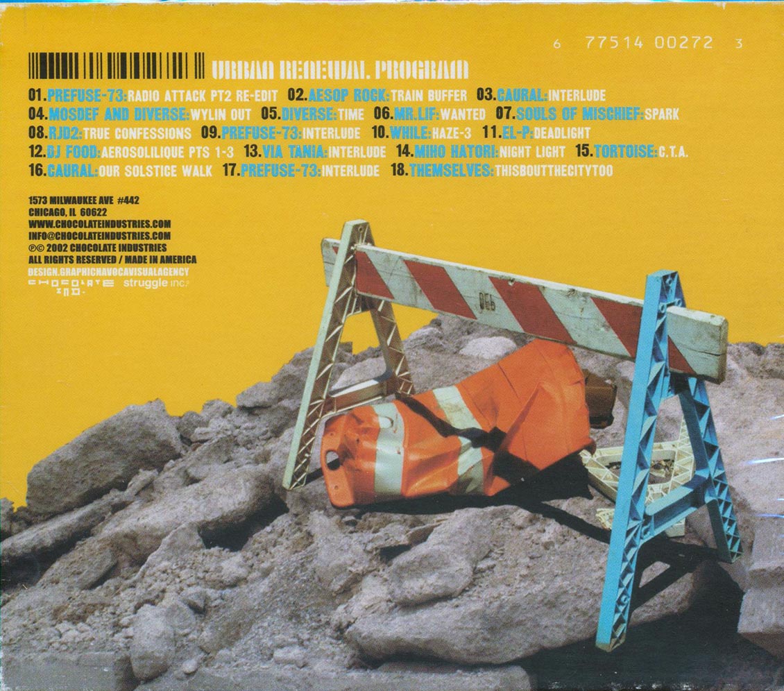 Aesop Rock, Diverse, Mr. Lif, Etc. - Urban Renewal Program