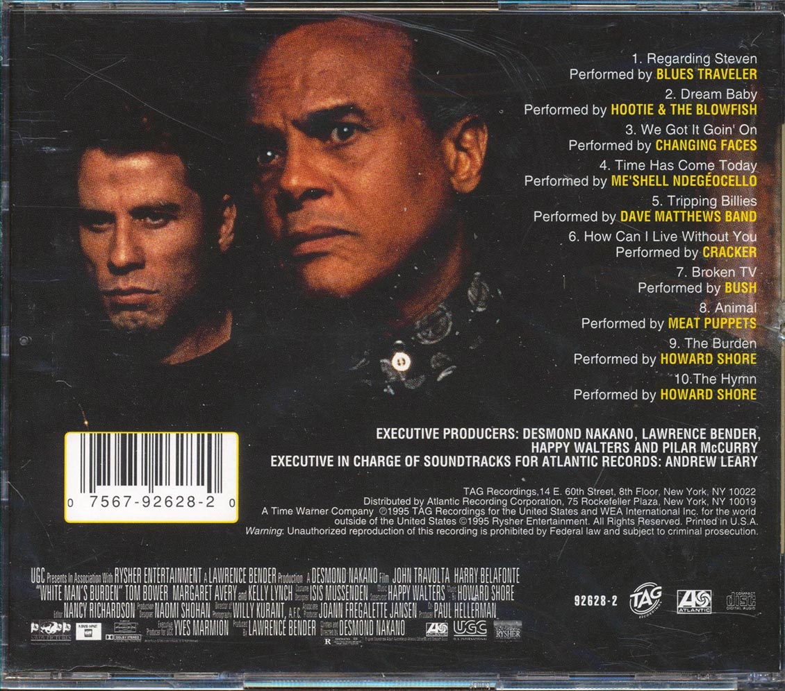 Blues Traveler, Hootie & The Blowfish, Bush, Etc. - Music For The Motion Picture White Man's Burden