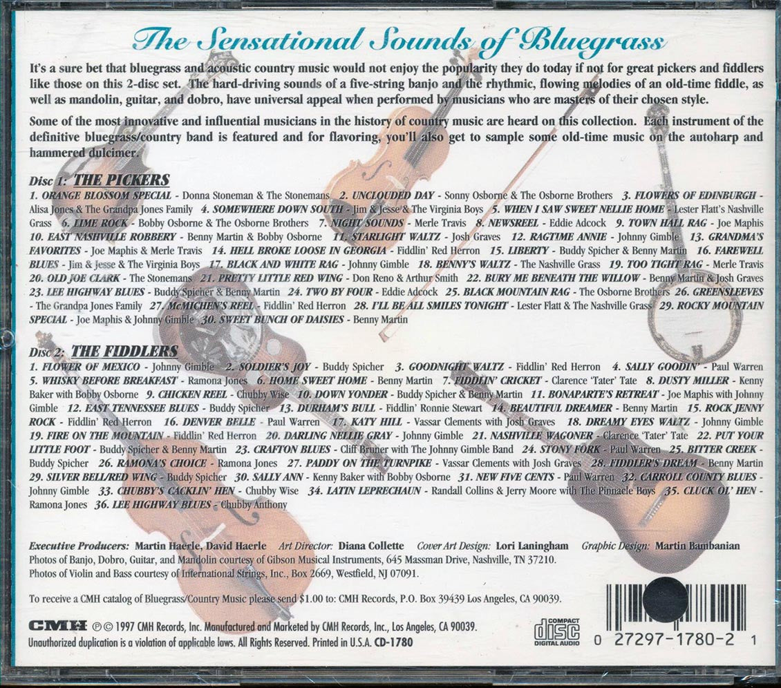 The Osborne Brothers - The Sensational Sounds Of Bluegrass:  2 CD