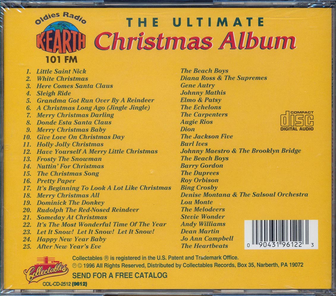 The Beach Boys, Diana Ross & The Supremes, Gene Autry, Etc. - K Earth 101 FM The Ultimate Christmas Album Volume 2