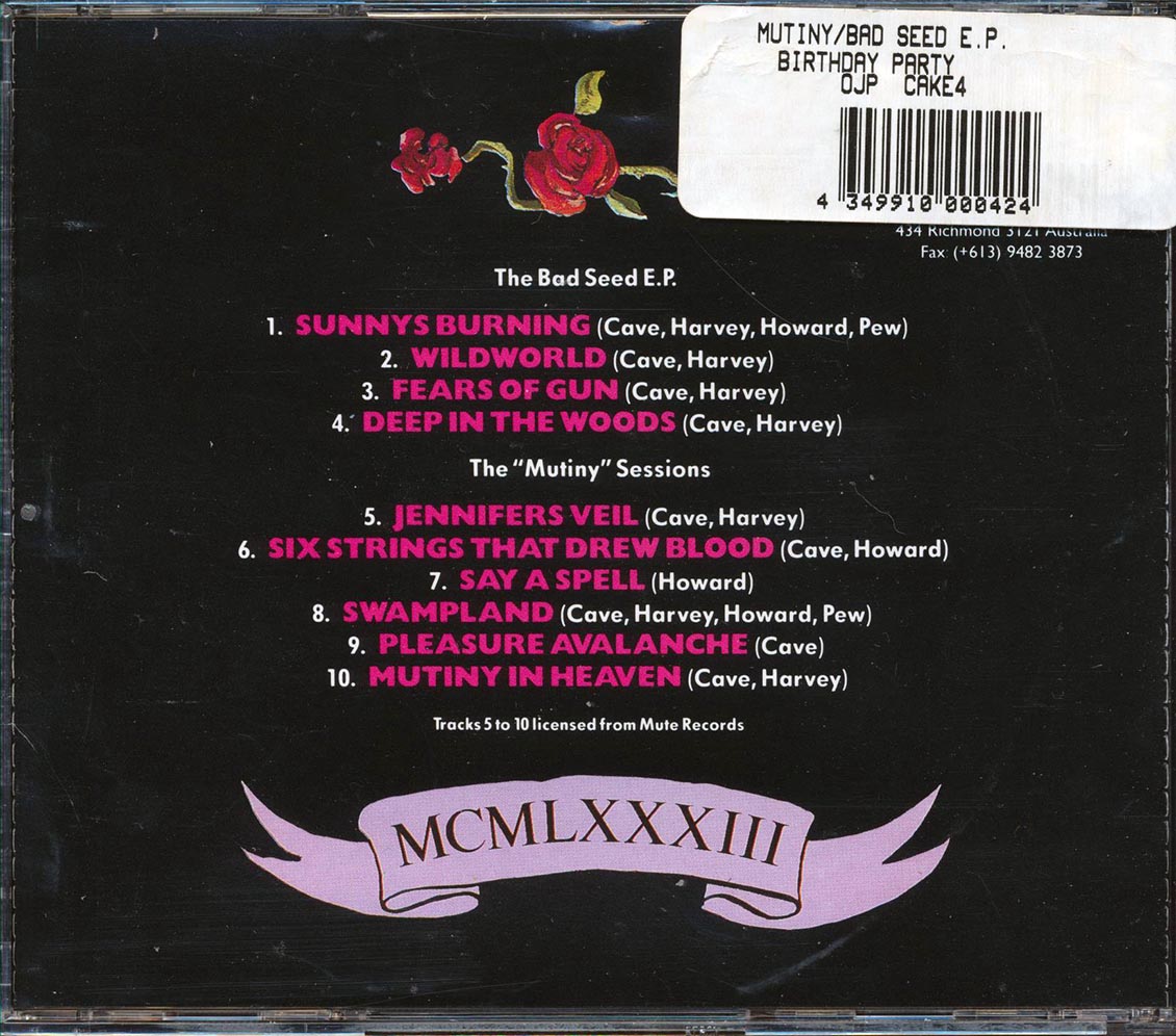 The Birthday Party - Mutiny And The Bad Seed E.P