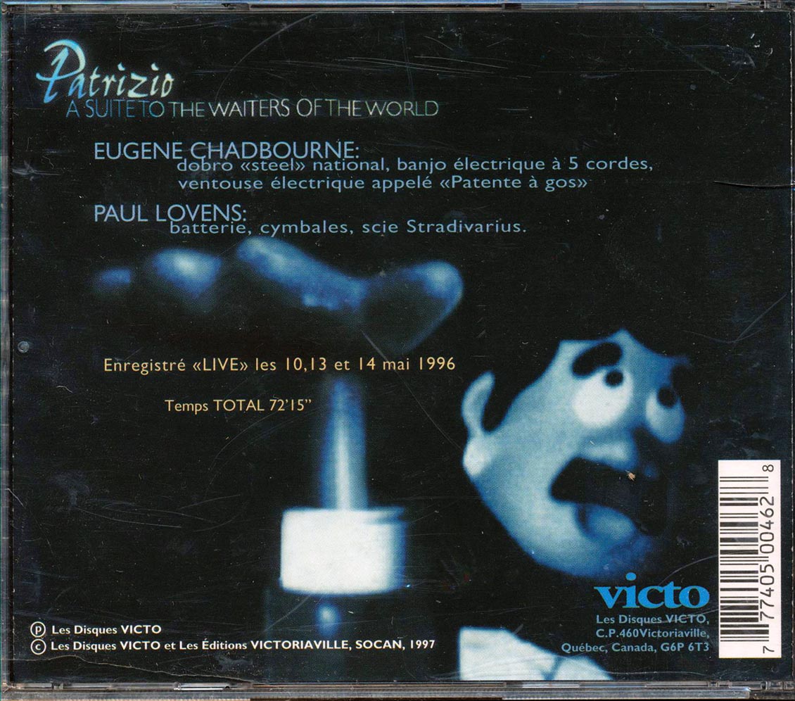 Eugene Chadbourne & Paul Lovens  - Patrizio