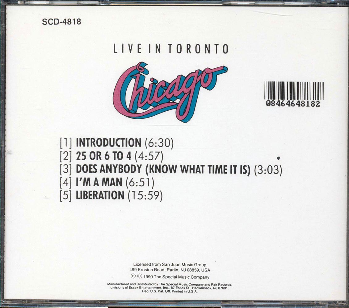 Chicago Transit Authority  - Live In Concert