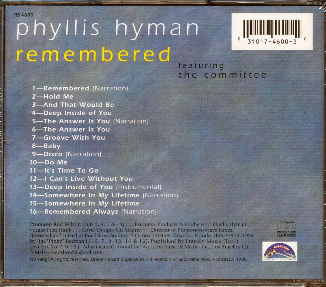 Phyllis Hyman - Remembered
