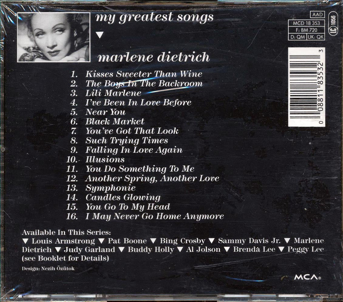 Marlene Dietrich - My Greatest Songs