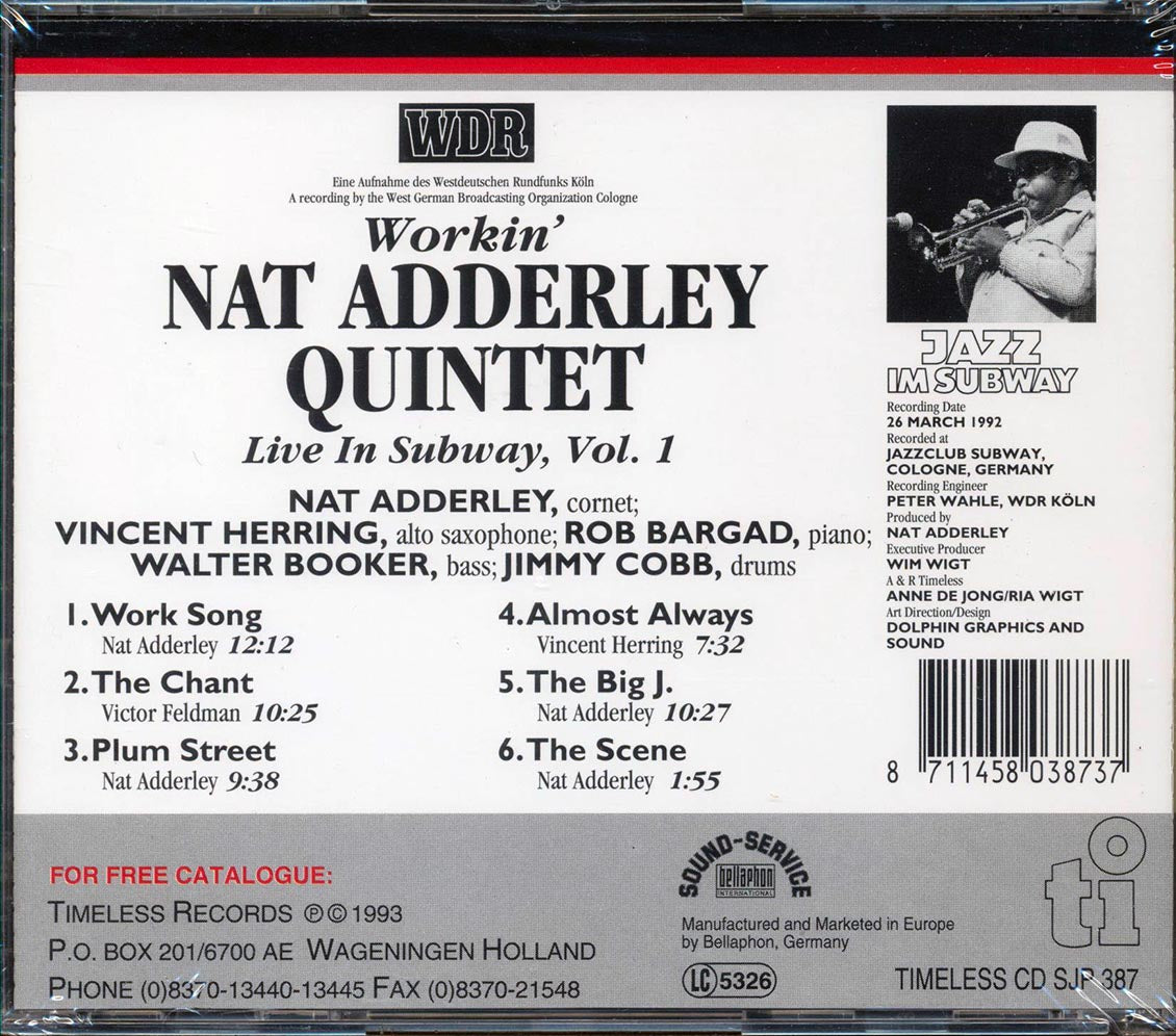 Nat Adderley Quintet Featuring Vincent Herring - Workin'