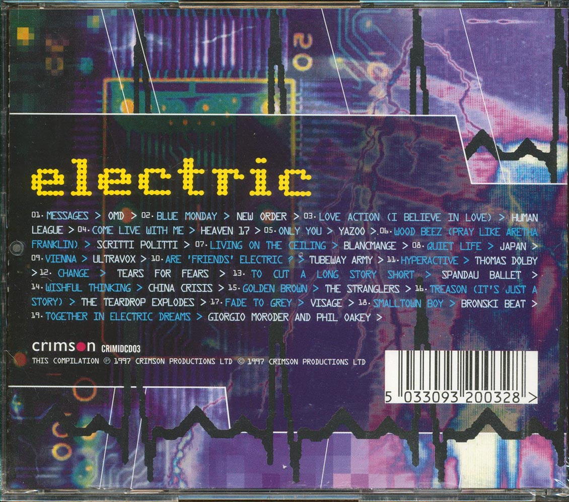 OMD, New Order, The Human League, Etc. - Electric: High Voltage Hits From The 80's