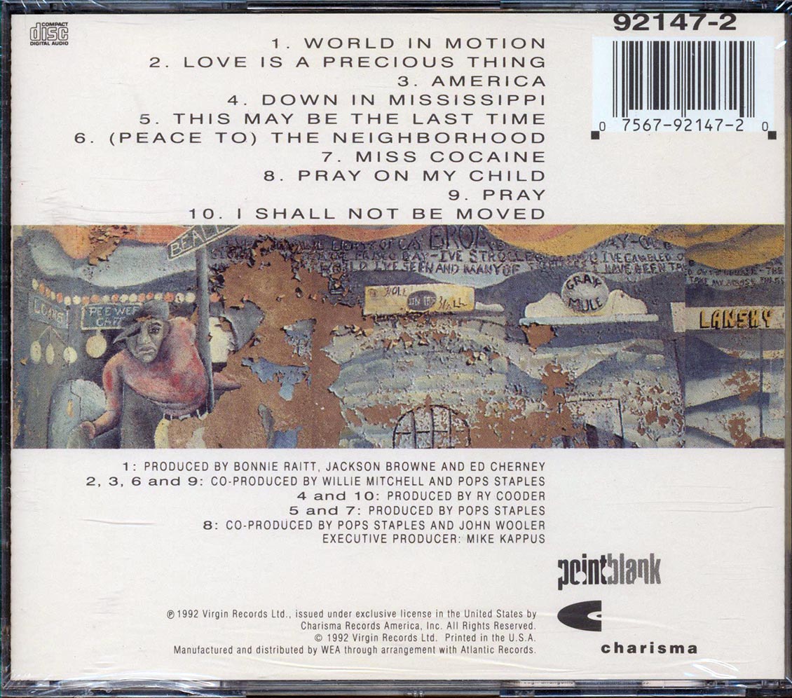 Pops Staples  - Peace To Neighborhood