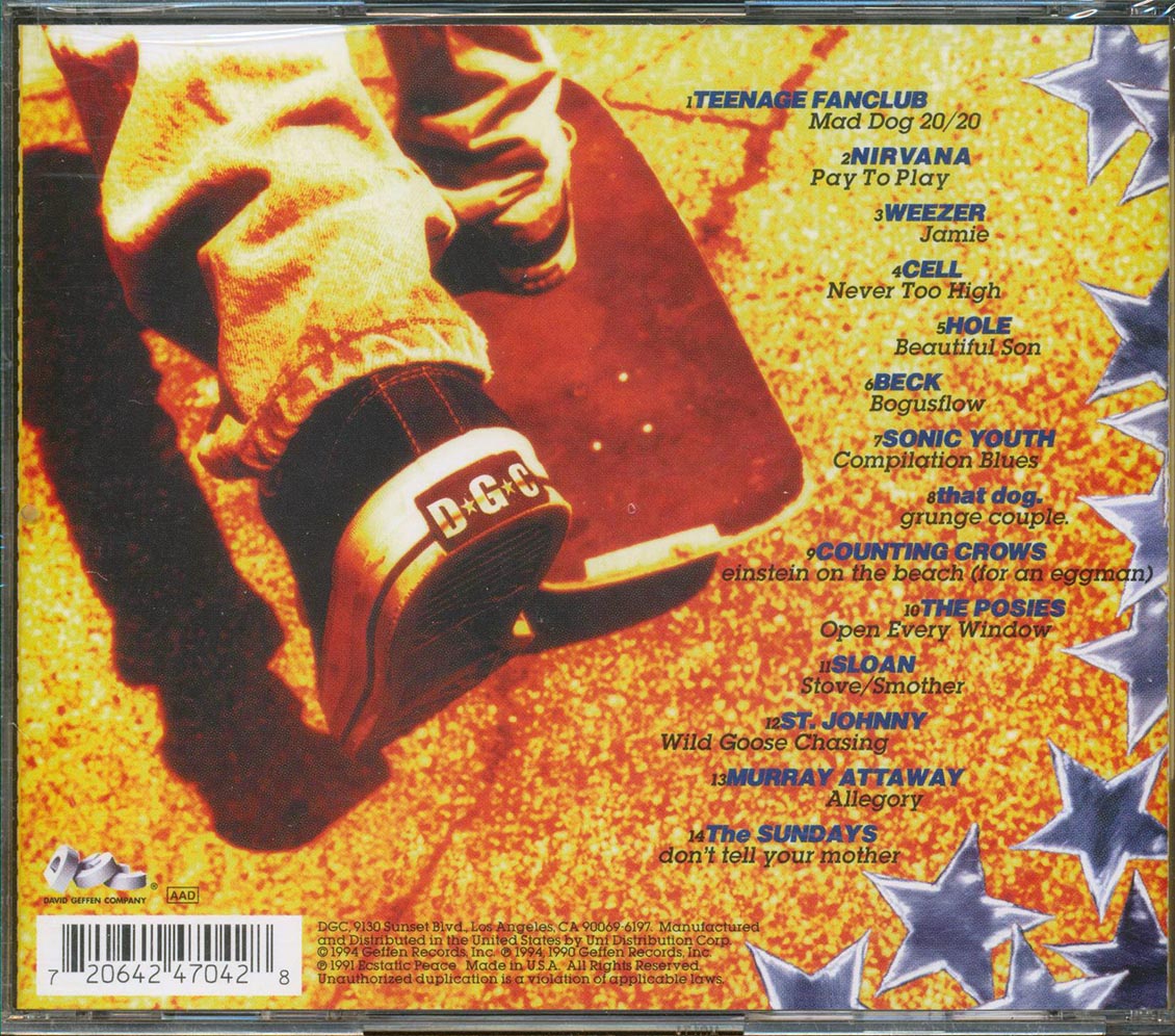 Nirvana, Teenage Fanclub, Weezer, Etc. - DGC Rarities Volume 1