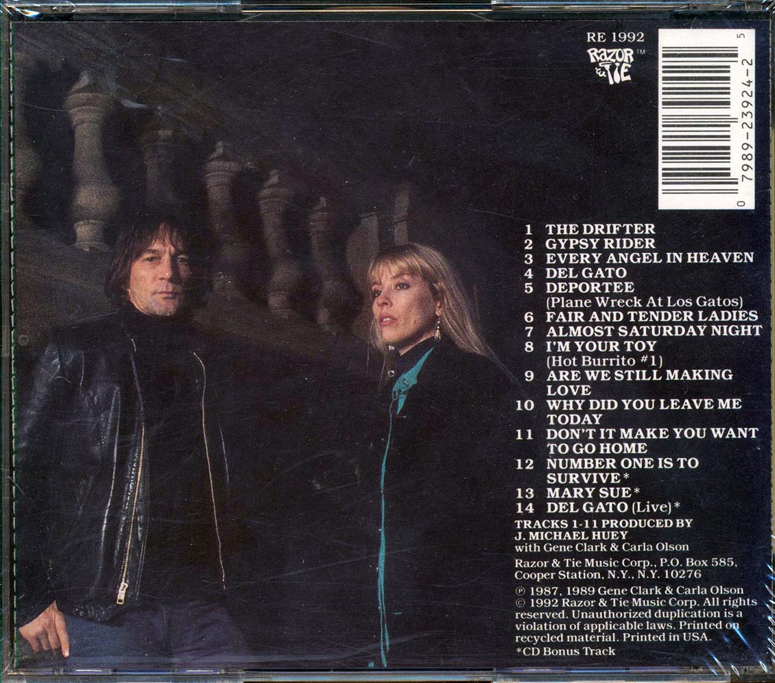 Gene Clark & Carla Olson  - So Rebellious A Lover