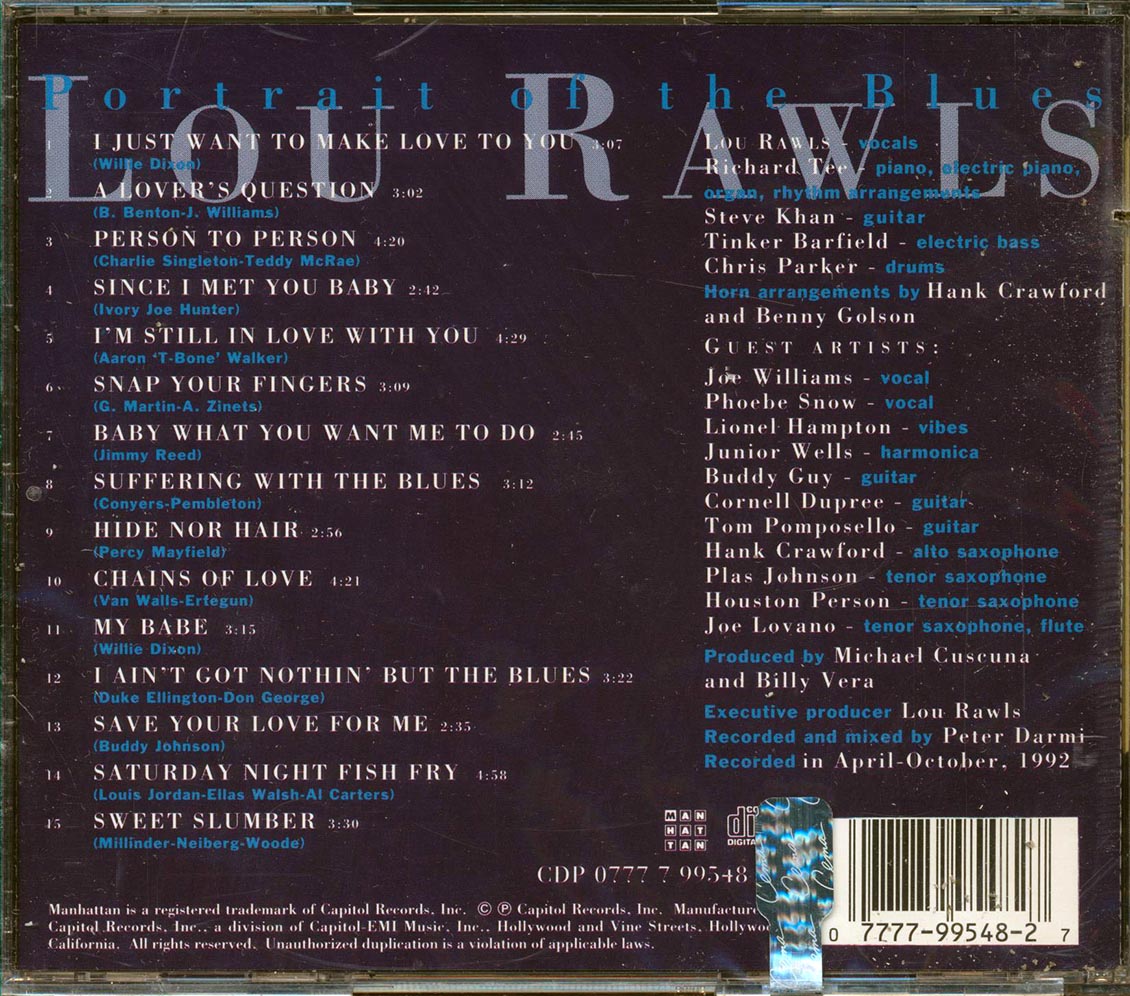 Lou Rawls - Portrait Of The Blues