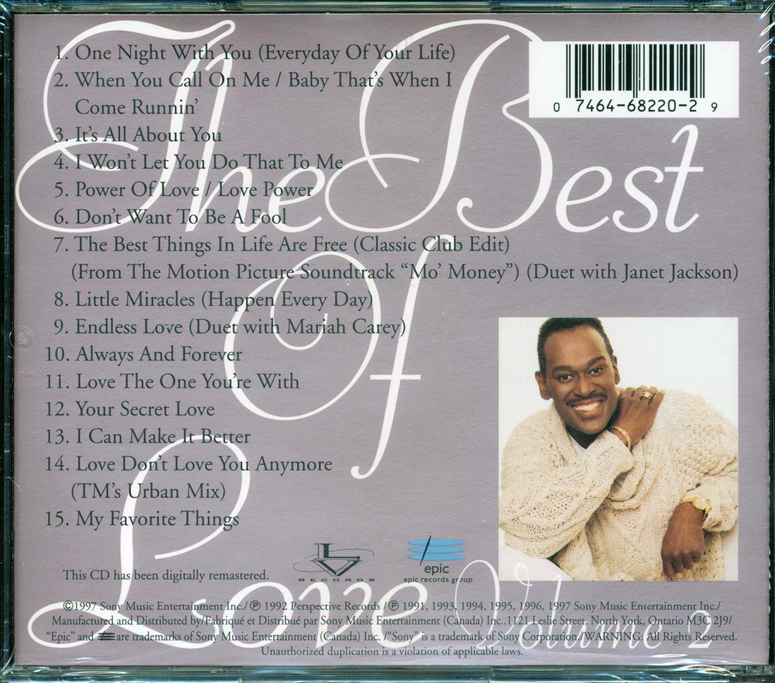 Luther Vandross - One Night With You: The Best Of Love Volume 2
