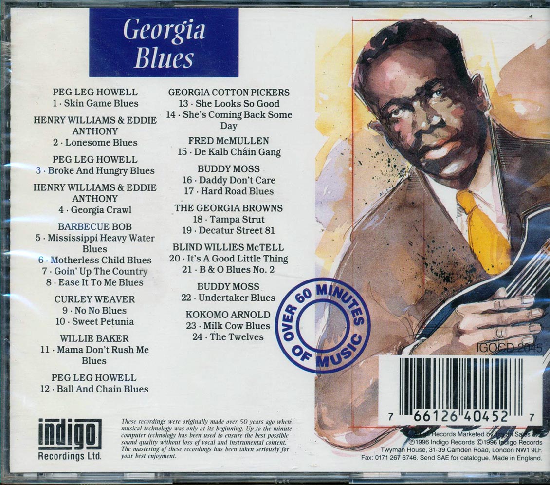 Peg Leg Howell, Barbecue Bob, Willie Baker, Etc. - Sweet Petunia: The Essential Recording Of Georgia Blues