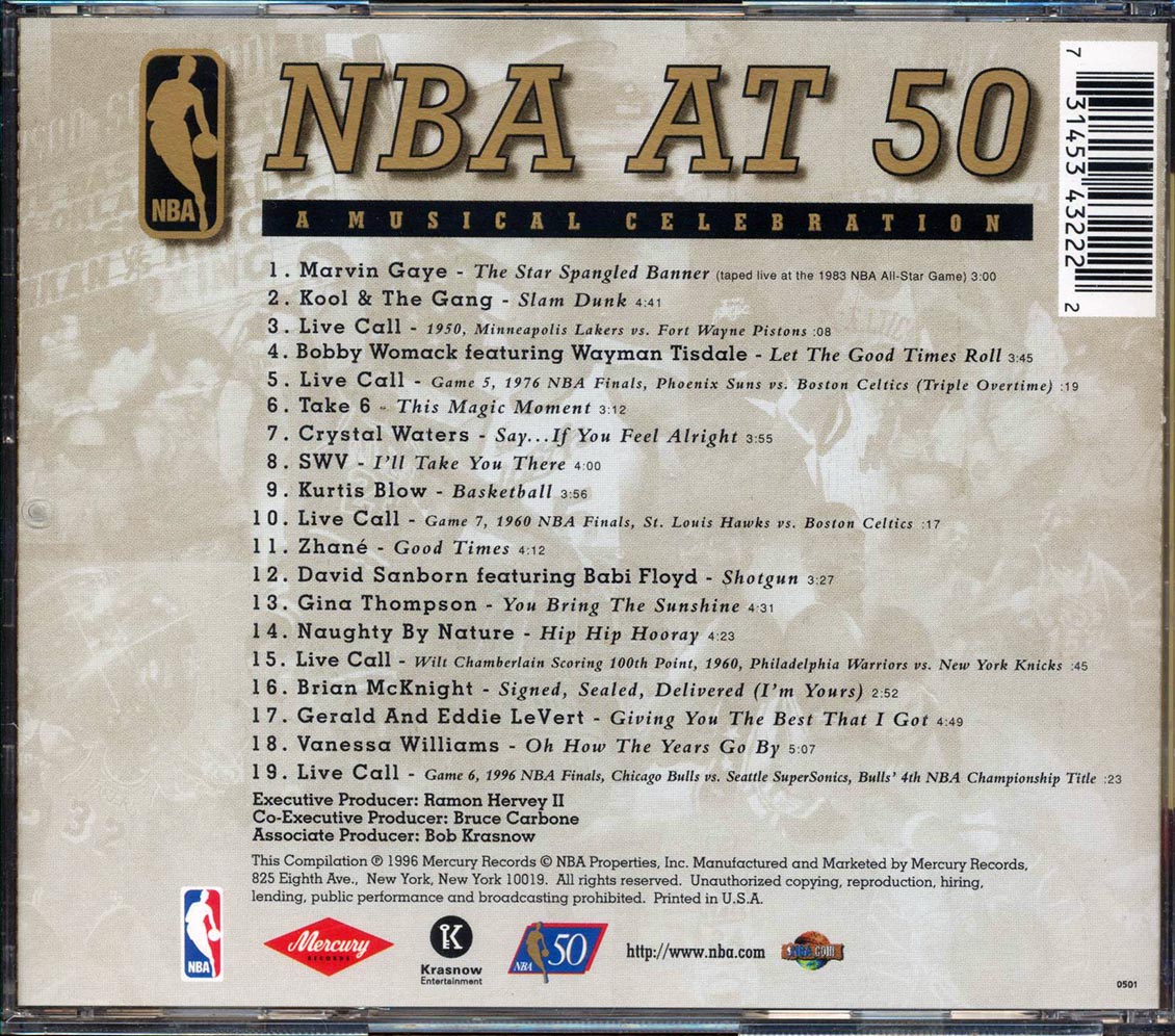 Marvin Gaye, Kool & The Gang, Take 6, Etc. - NBA At 50: A Musical Celebration