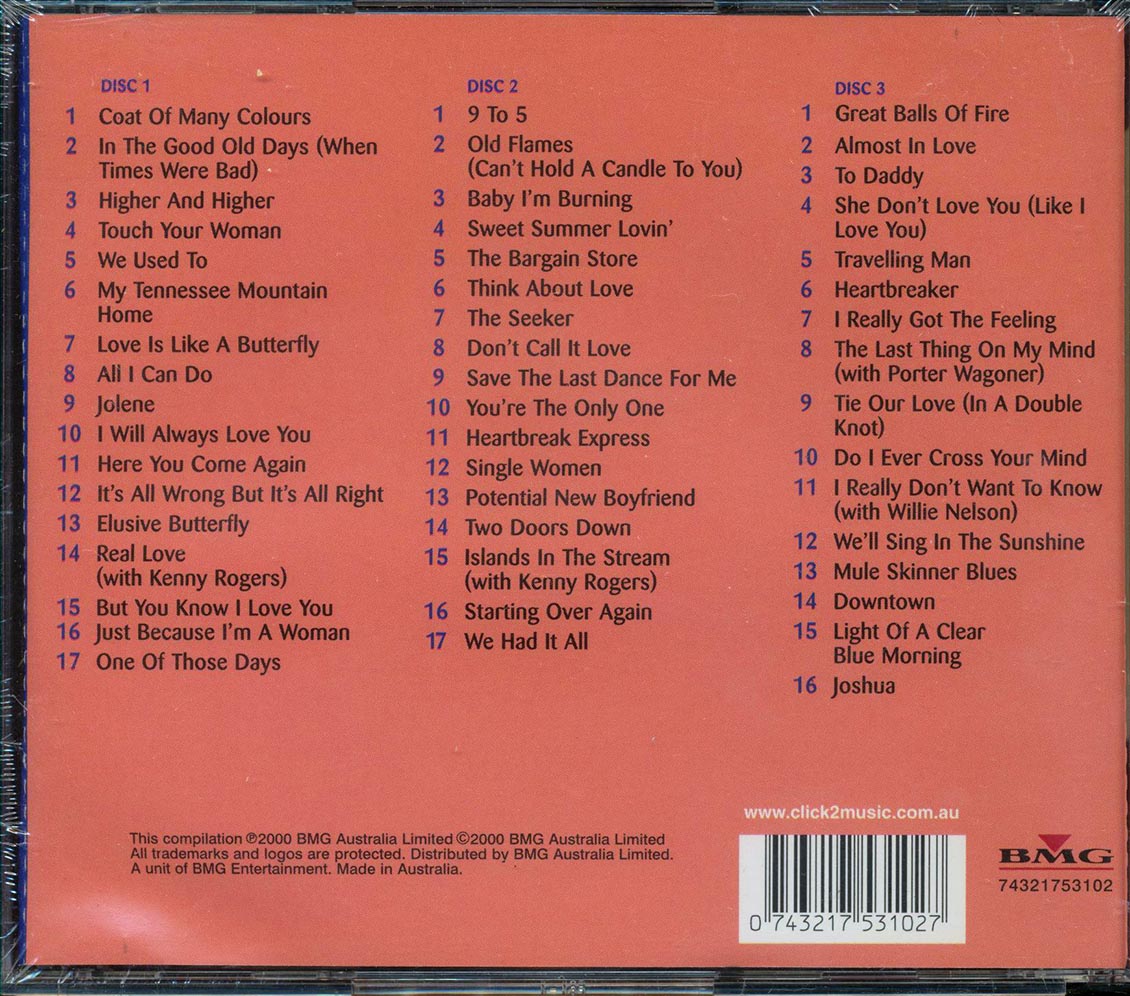 Dolly Parton  - Legendary Dolly Parton  (50 tracks) (3xCD)