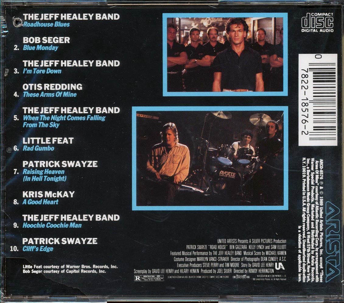 The Jeff Healey Band, Kris McKay, Patrick Swayze, Etc. - Road House: The Original Motion Picture Soundtrack