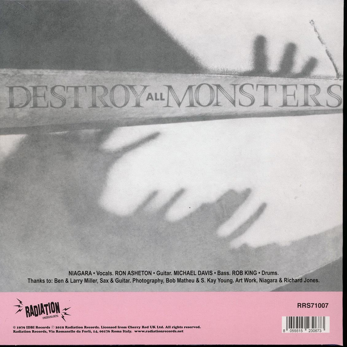 Destroy All Monsters - Meet The Creeper  /  Destroy All Monsters - November 22nd, 1963 (ltd. 500 copies made) (pink vinyl)