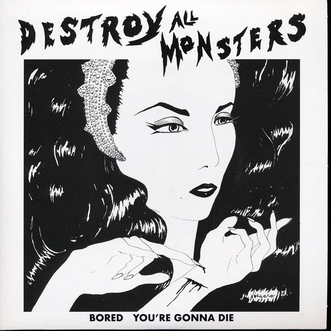 Destroy All Monsters - Bored  /  Destroy All Monsters - You're Gonna Die (ltd. 500 copies made) (white vinyl)
