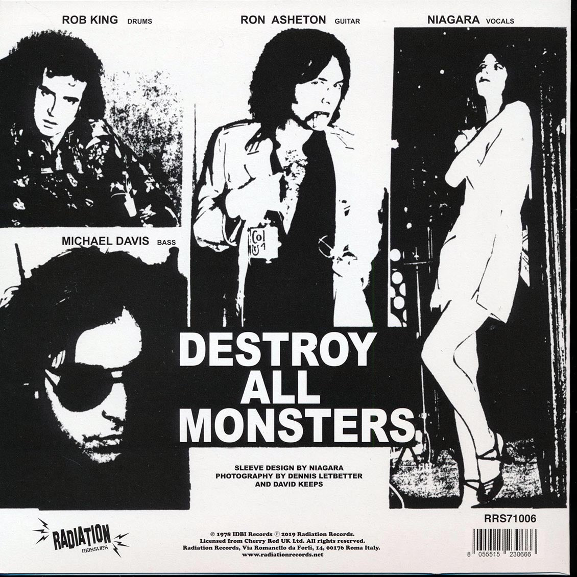 Destroy All Monsters - Bored  /  Destroy All Monsters - You're Gonna Die (ltd. 500 copies made) (white vinyl)