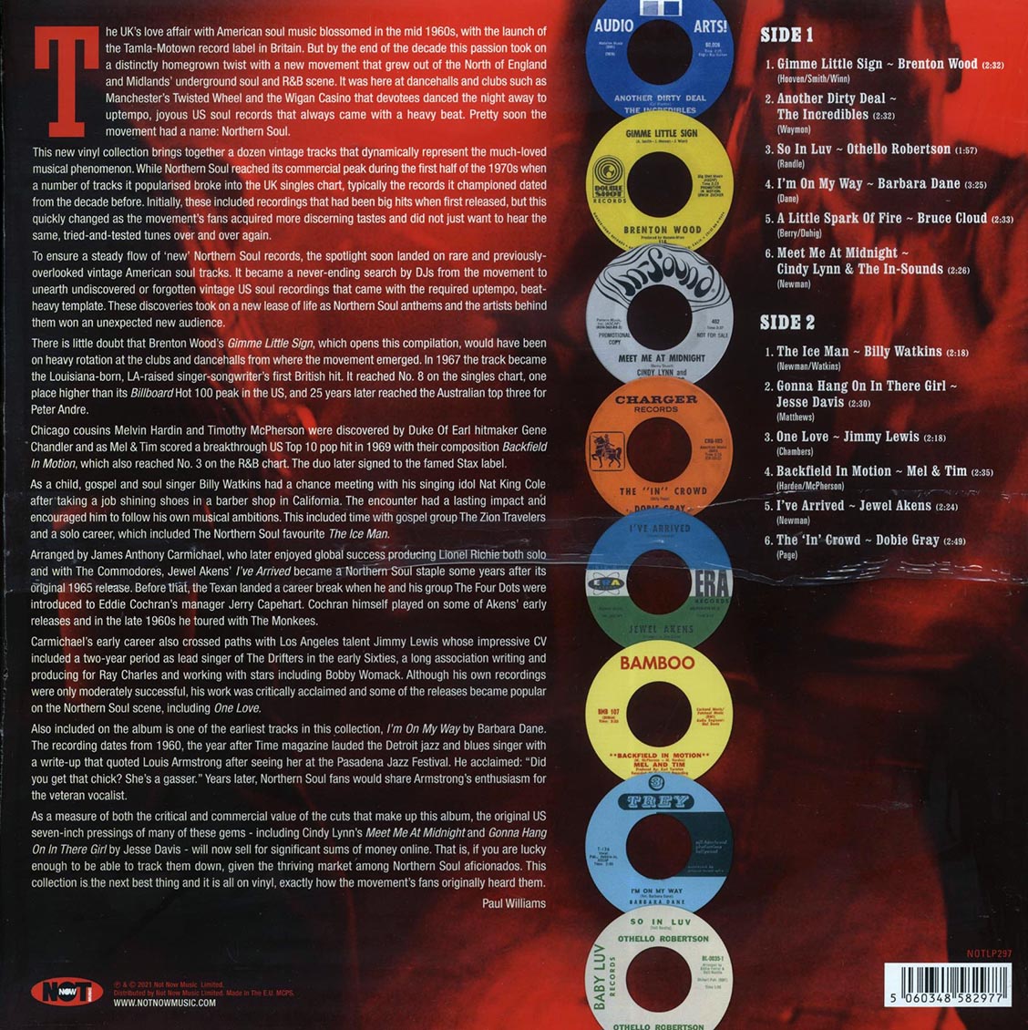 Brenton Wood, Barbara Dane, Bruce Cloud, Jewel Akens, Etc. - This Is Northern Soul (180g) (colored vinyl)