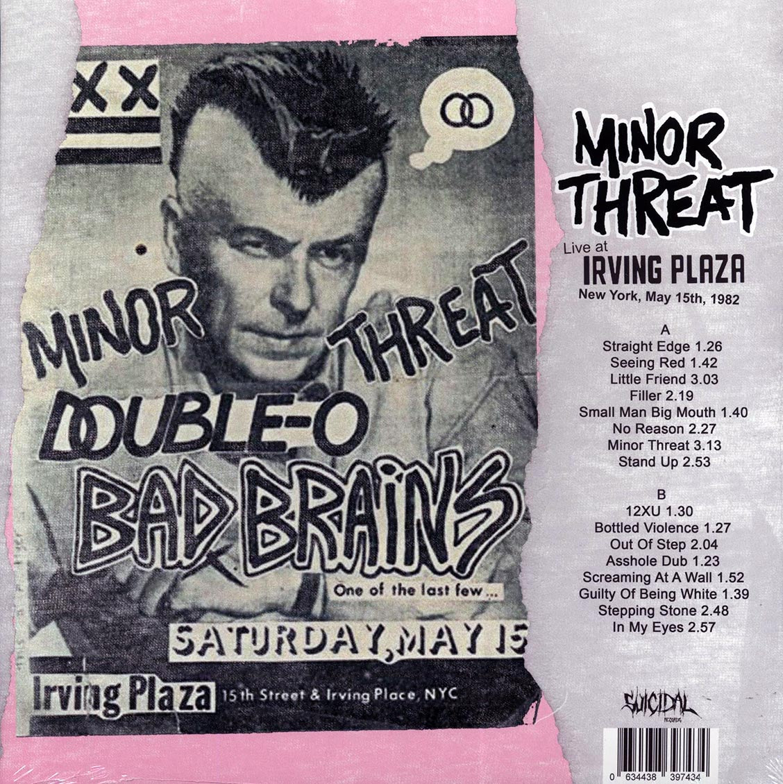 Minor Threat - Live At Irving Plaza New York, May 15th, 1982