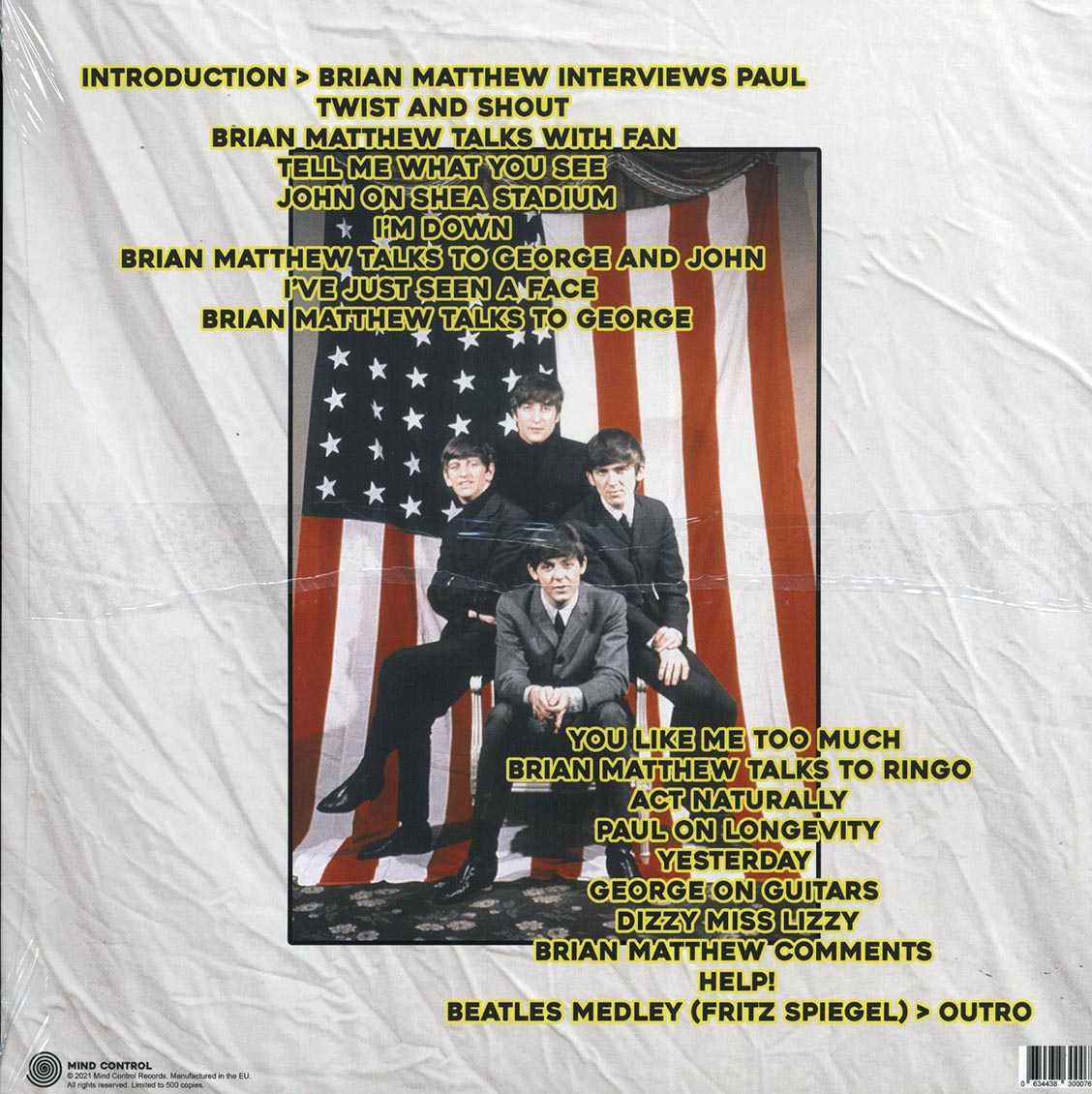 The Beatles - Rain Or Shine! 1965 US Tour FM Broadcast (ltd. 500 copies made)