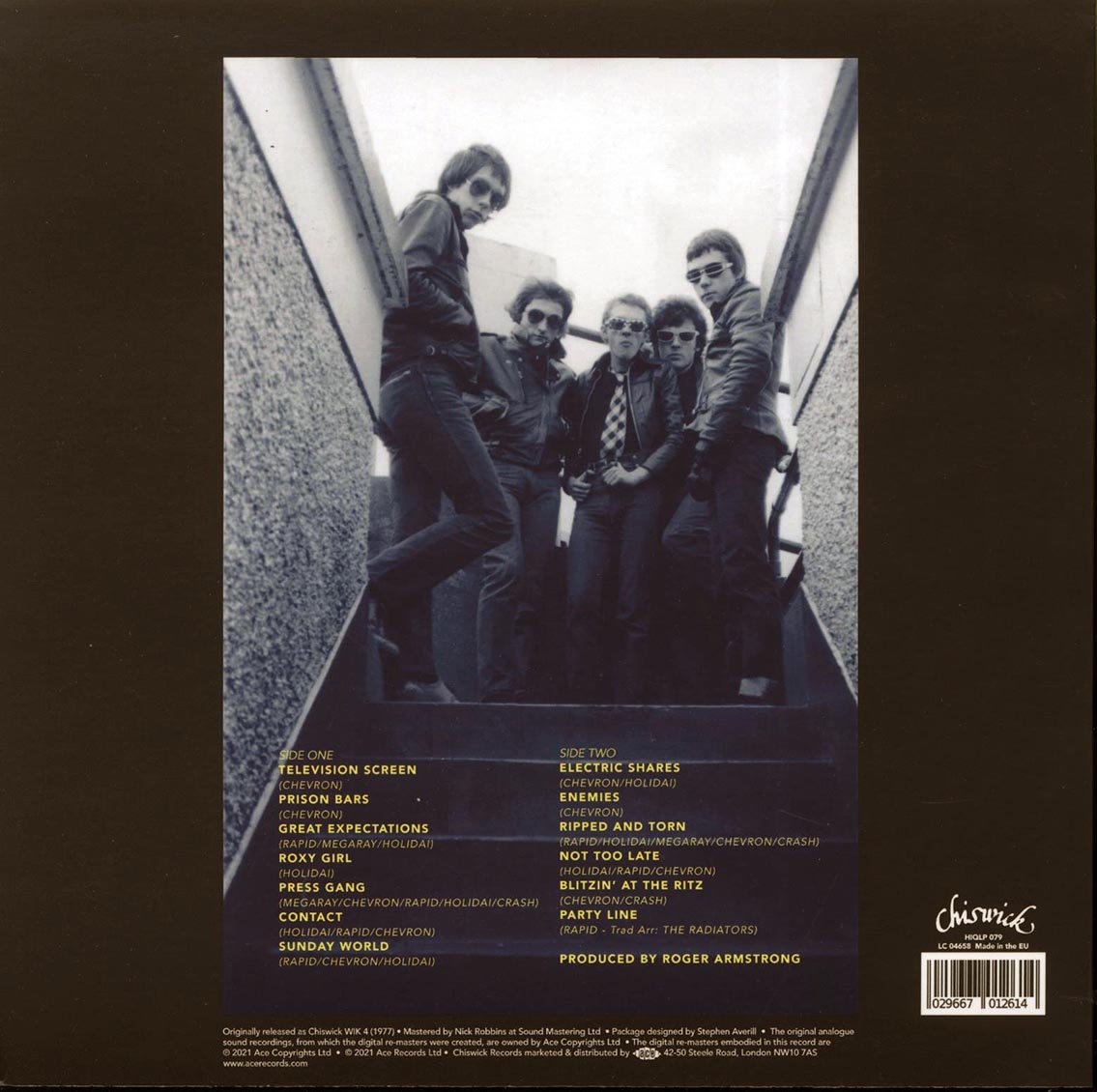 The Radiators From Space - TV Tube Heart (die-cut jacket) (ltd. 500 copies made) (10") (yellow vinyl)