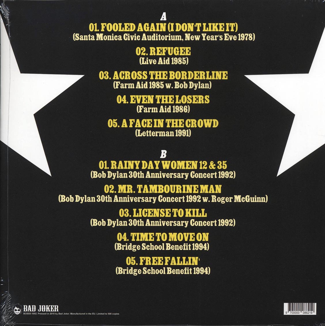 Tom Petty - Across The Borderline: Rare TV And Radio Appearances 1978-1994 (ltd. 500 copies made)