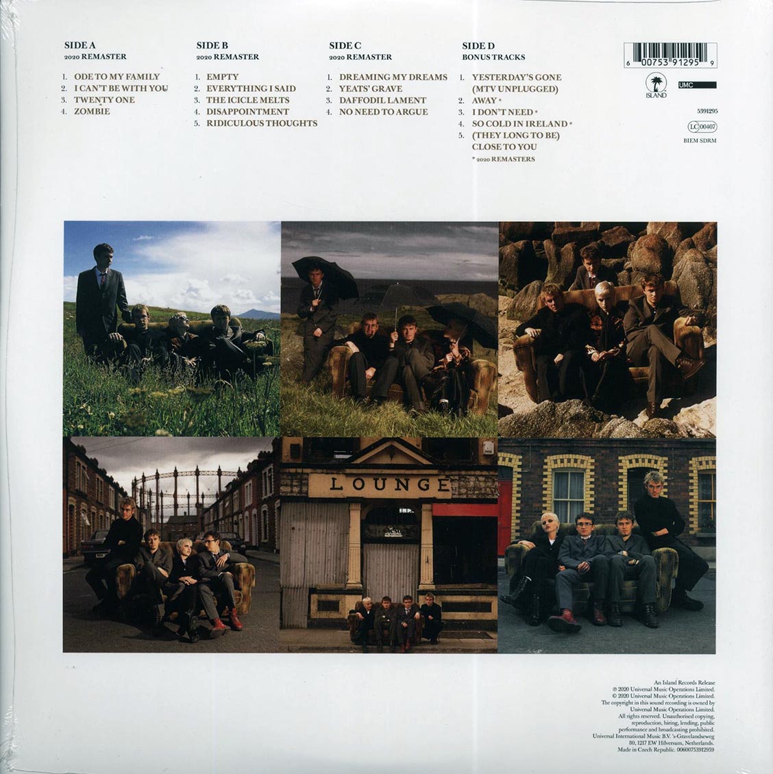 The Cranberries - No Need To Argue (+ 6 bonus tracks) (2xLP) (deluxe edition) (remastered)