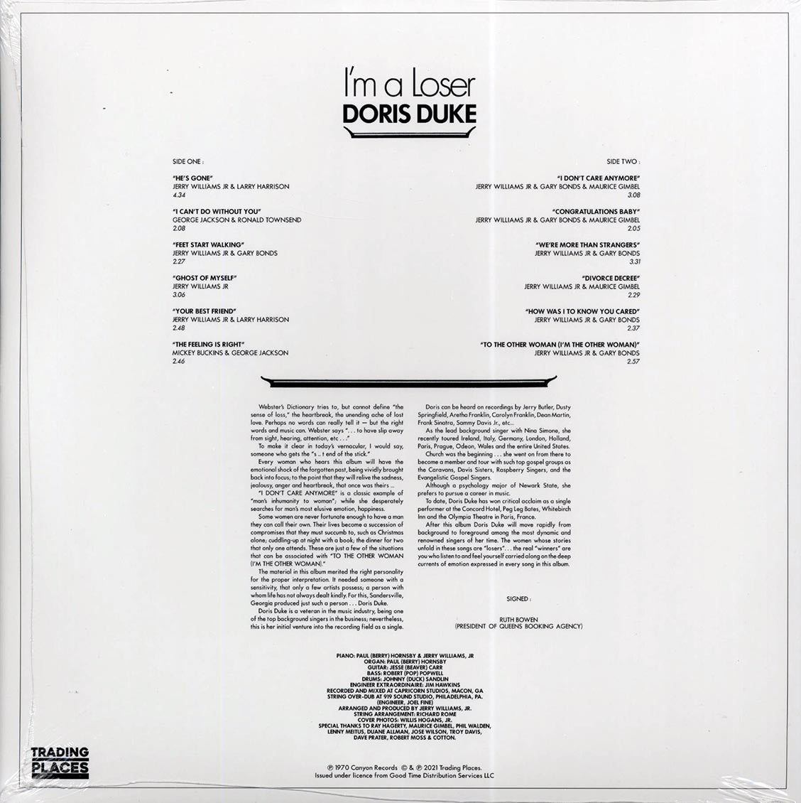 Doris Duke - I'm A Loser (180g)