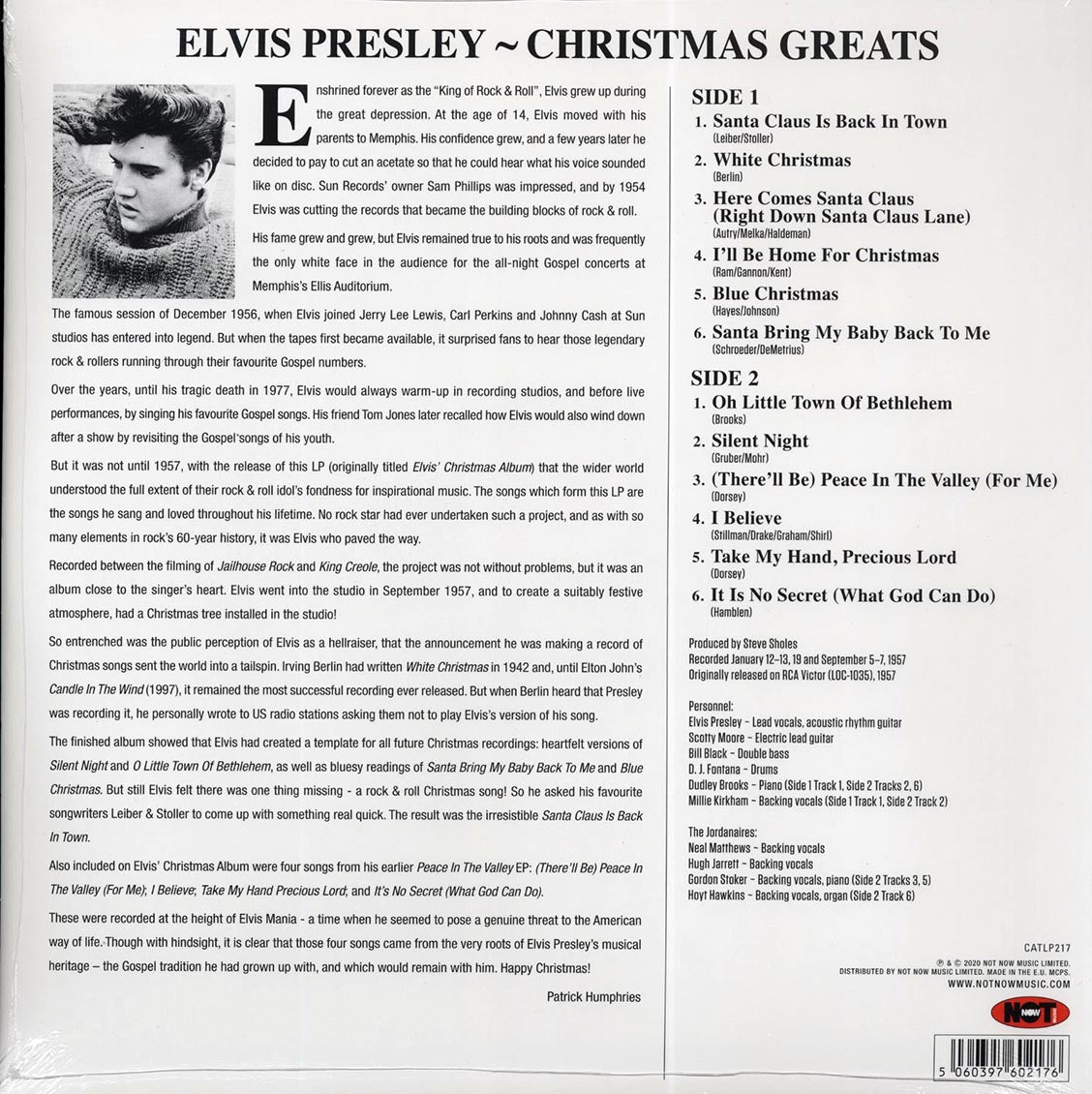 Elvis Presley - Christmas Greats (180g)