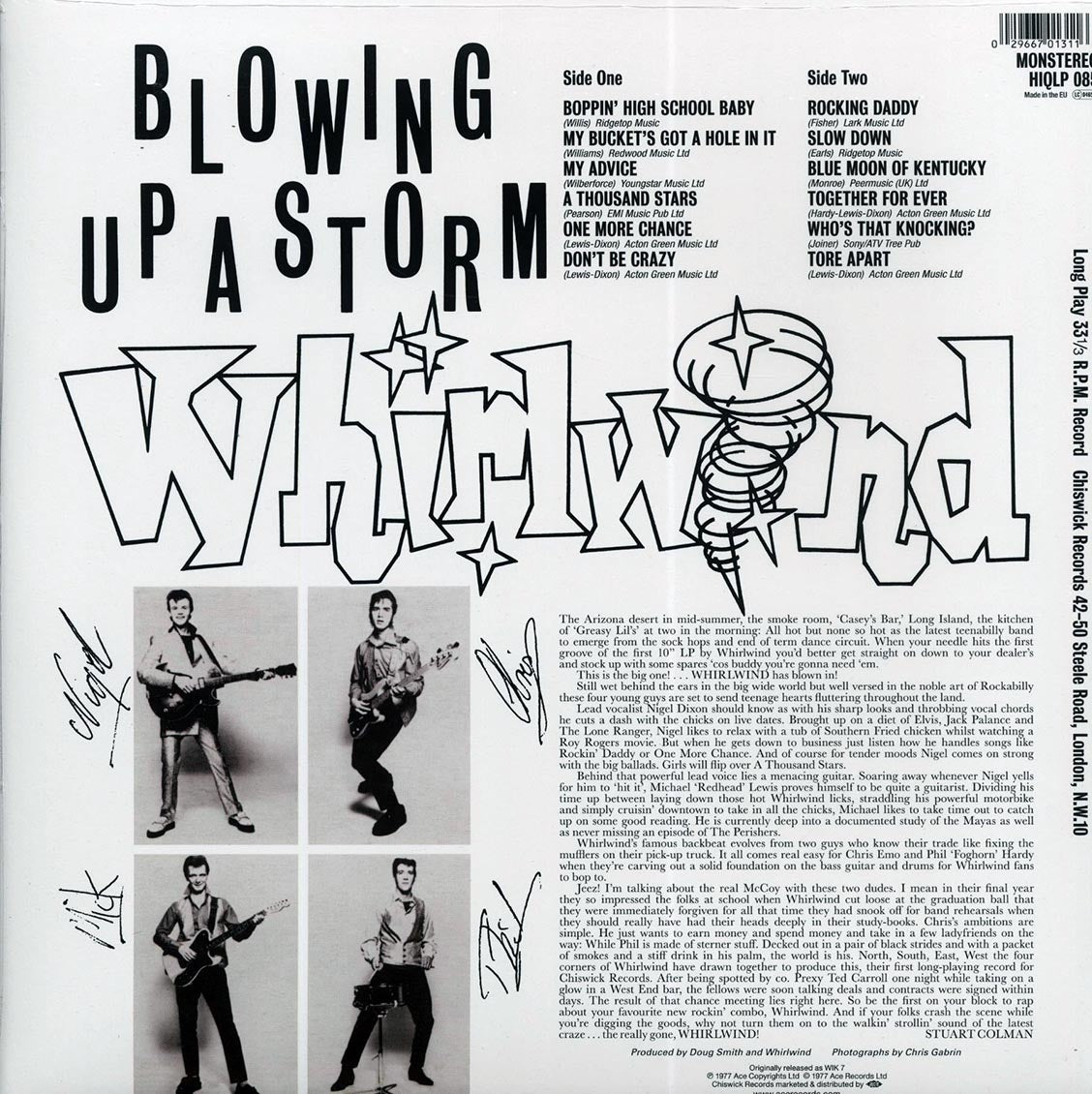 Whirlwind - Blowing Up A Storm (ltd. ed.) (180g) (yellow vinyl)