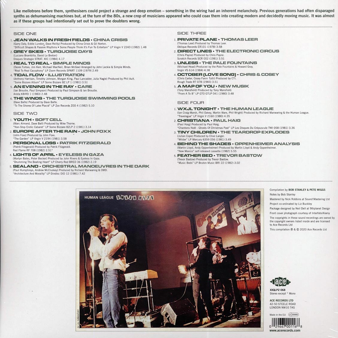 China Crisis, Soft Cell, The Human League, Simple Minds, Etc. - Bob Stanley & Pete Wiggs Present The Tears Of Technology (2xLP) (180g)