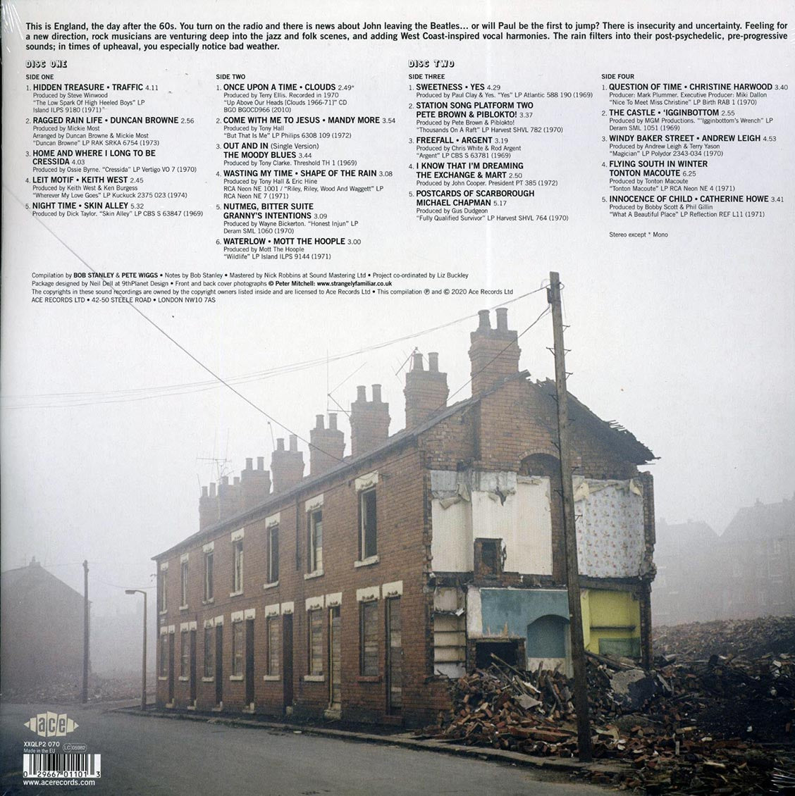 Yes, Traffic, Mott The Hoople, The Moodie Blues, Etc. - Bob Stanley & Pete Wiggs Present Occasional Rain (2xLP) (colored vinyl)