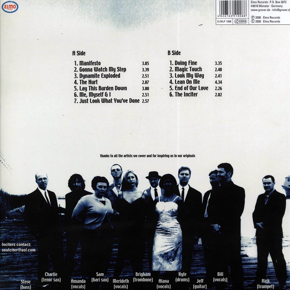 The Inciters - Doing Fine (ltd. ed.) (clear vinyl) (incl. CD)