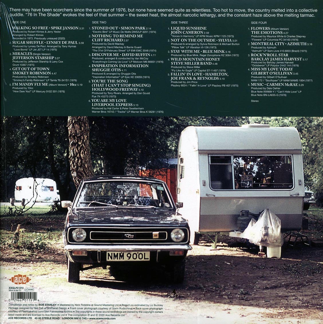 Jefferson Starship, 10CC, Steve Miller Band, David Ruffin, Etc. - Bob Stanley Presents 76 In The Shade (2xLP)