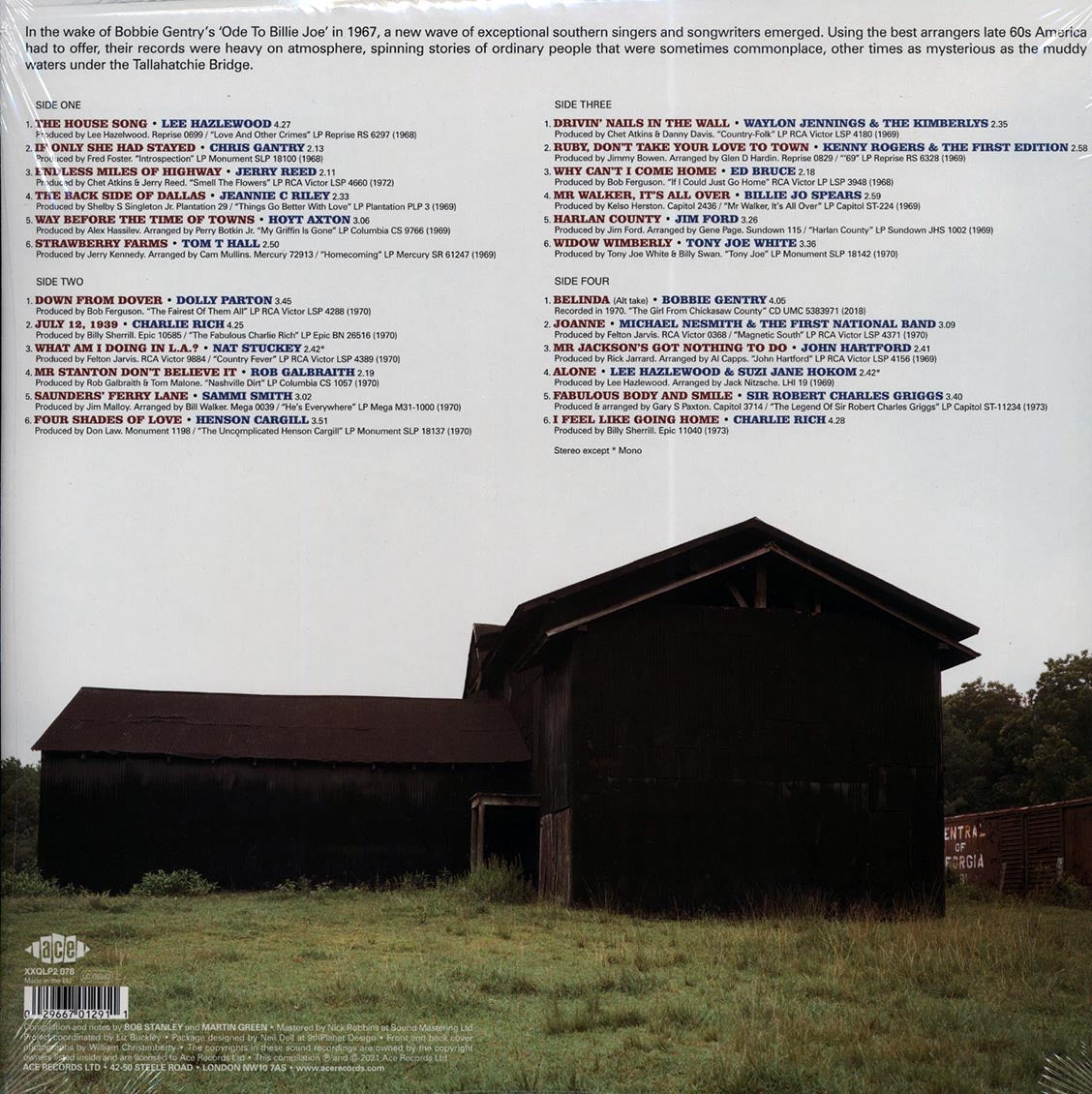 Lee Hazlewood, Hoyt Axton, Dolly Parton, Nat Stuckey, Etc. - Choctaw Ridge: New Fables Of The American South 1968-1973 (2xLP)