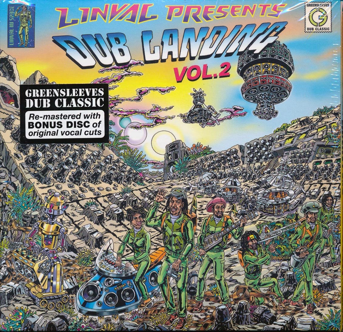 Scientist, Prince Jammy, The Roots Radics, Sister Nancy, Papa Tullo, The Viceroys, Etc. - Linval Presents Dub Landing Volume 2 + Bonus Vocals Album (2 albums on 2 CDs) (21 tracks) (2xCD)