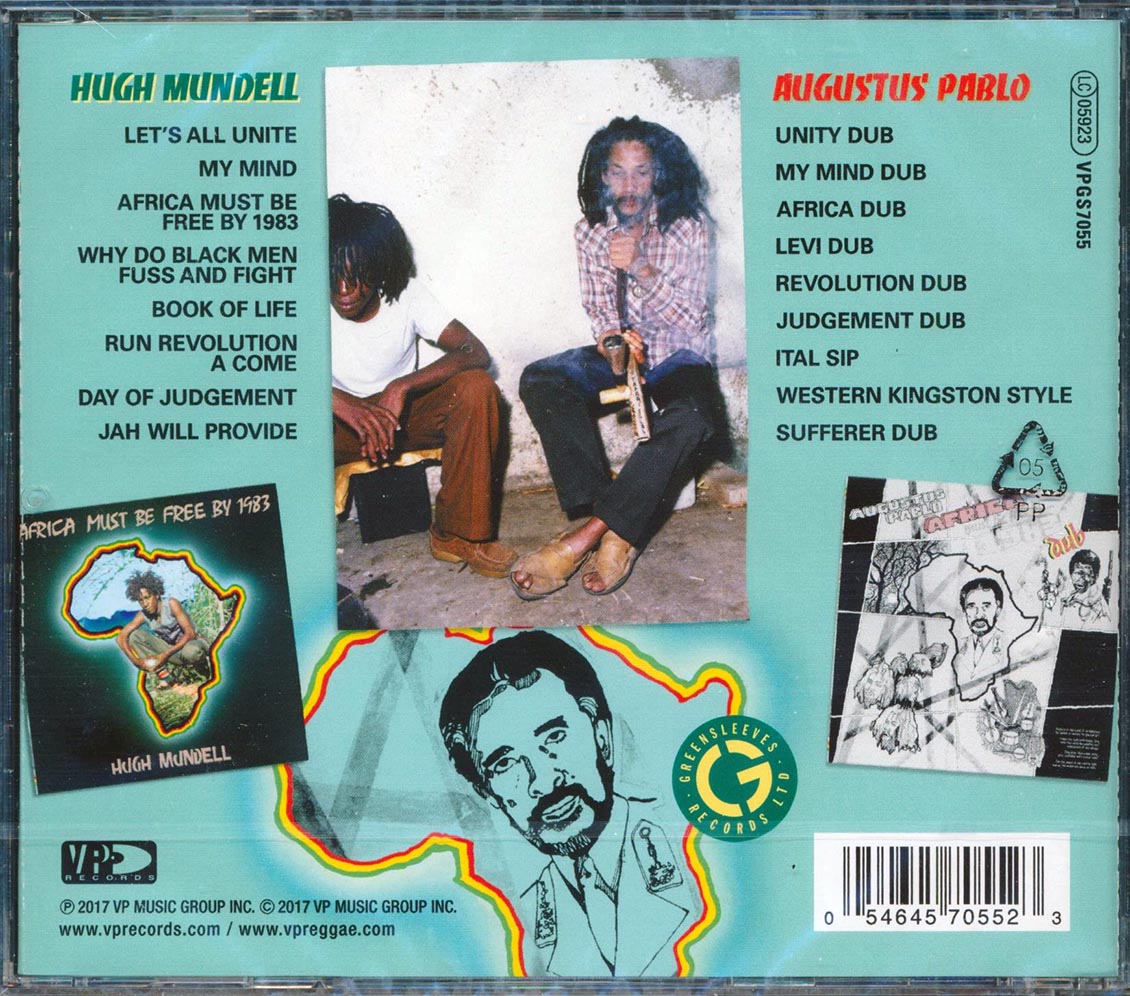 Hugh Mundell, Augustus Pablo - Africa Must Be Free By 1983 + Africa Must Be Free By 1983 Dub (2 albums on 1 CD) (incl. 16-page booklet)