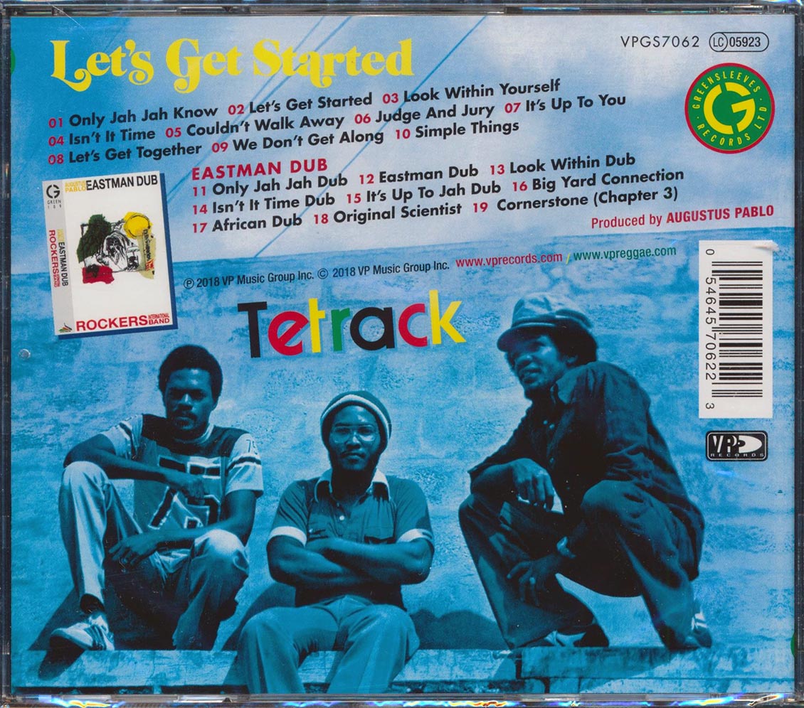 Tetrack, Augustus Pablo - Let's Get Started + Eastman Dub (2 albums on 1 CD)